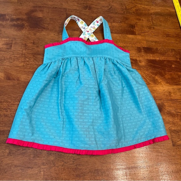 Matilda Jane Blue floral open back top tank size 10 - Picture 1 of 4